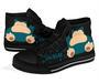 Snorlax Sneakers Pokemon High Top Shoes Gift Idea High Top Shoes