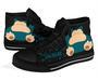 Snorlax Sneakers Pokemon High Top Shoes Gift Idea