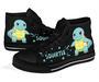 Squirtle Sneakers Pokemon High Top Shoes Gift Idea High Top Shoes