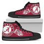 Straight OuttaAlabama Crimson Tide High Top Shoes