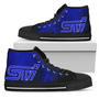 Subaru Sti Thunder High Top Shoes Blue