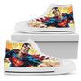 Superman Sneakers Comic High Top Shoes Fan High Top Shoes