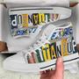 Tennessee Titans Football High Top Shoes