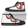 Tentacles Of Octopus Print Black High Top Shoes