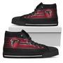 The Shield Atlanta Falcons High Top Shoes