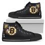 Thor Head Beside Boston Bruins High Top Shoes