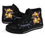 Typhlosion Sneakers Pokemon High Top Shoes Gift Idea High Top Shoes