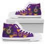 African Footwear - Omega Psi Phi High Top Shoes