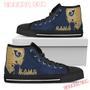 Alien Movie Los Angeles Rams High Top Shoes Sport Sneakers