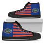 American Flag Florida Gators High Top Shoes