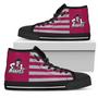 American Flag New Mexico State Aggies High Top Shoes