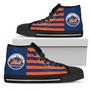 American Flag New York Mets High Top Shoes