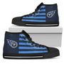 American Flag Tennessee Titans High Top Shoes