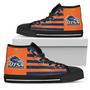 American Flag UTSA Roadrunners High Top Shoes