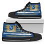 American Flag Vintage Baseball Kansas City Royals High Top Shoes