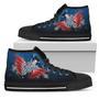 Angel Wings Los Angeles Dodgers High Top Shoes