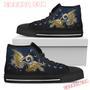 Angel Wings Los Angeles Rams High Top Shoes Sport Sneakers