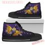 Angel Wings Lsu Tigers High Top Shoes Sport Sneakers