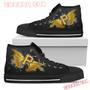 Angel Wings Pittsburgh Pirates High Top Shoes Sport Sneakers