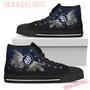 Angel Wings San Diego Padres High Top Shoes Sport Sneakers