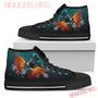 Angel Wings San Jose Sharks High Top Shoes Sport Sneakers