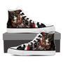 Attack On Titan Black For Lovers Gift For Fan Custom Canvas High Top Shoes