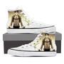 Attack On Titan Eren With Dual Blades For Lovers Gift For Fan Custom Canvas High Top Shoes