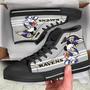 Baltimore Ravens Sneakers High Top Shoes Fan Gift