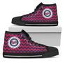 Chevron Broncos Minnesota Twins High Top Shoes