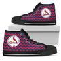 Chevron Broncos St. Louis Cardinals High Top Shoes