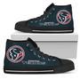 Circle Logo Houston Texans High Top Shoes