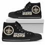 Circle Logo New Orleans Saints High Top Shoes