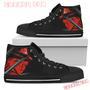 Cleveland Browns Nightmare Freddy Colorful High Top Shoes Sport Sneakers