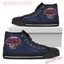 Columbus Blue Jackets High Top Shoes Sport Sneakers