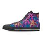 Cordyline Tropical Floral Print Men's High Top Shoes