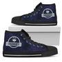 Cute Jurassic Park Connecticut Huskies High Top Shoes