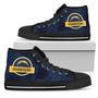 Cute Jurassic Park Los Angeles Chargers High Top Shoes