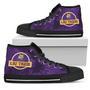 Cute Jurassic Park LSU Tigers High Top Shoes