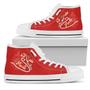 Delta Sigma Theta Chucks And Pearls High Top Shoes K.H Pearls