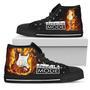 Depeche Mode Sneakers Fire Guitar High Top Shoes For Music Fans