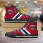 Diehard Arizona Wildcats Fan Canvas High Top Shoes Sneakers