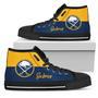 Divided Colours Stunning Logo Buffalo Sabres High Top Shoes