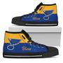 Divided Colours Stunning Logo St. Louis Blues High Top Shoes