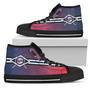 Double Stick Check Minnesota Twins High Top Shoes