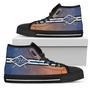 Double Stick Check New York Mets High Top Shoes