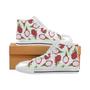 dragon fruits white background Women's High Top Shoes White