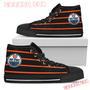 Edge Straight Perfect Circle Edmonton Oilers High Top Shoes Sport Sneakers