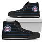 Edge Straight Perfect Circle Minnesota Twins High Top Shoes