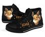 Eevee Sneakers Pokemon High Top Shoes Gift Idea