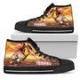 Fairy Tail Flag Natsu Sneakers High Top Shoes For Anime Fan